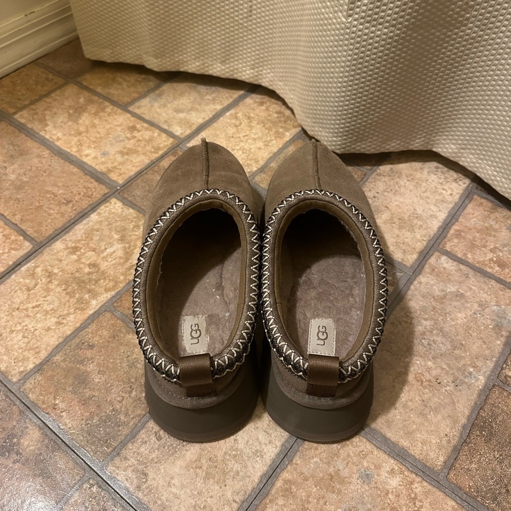 UGG Chestnut Suede Platform Clogs - image 3